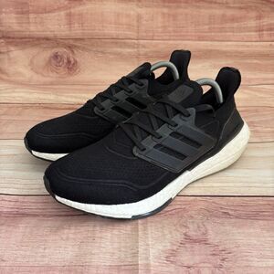Adidas Womens Ultraboost 21 FY0402 Black Running Shoes Sneakers Size 11